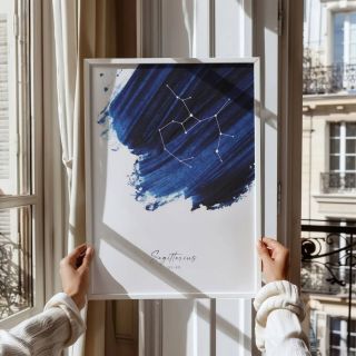 ✨ Novinka! Plakát Znamení zvěrokruhu ✨ Minimalistický umělecký design, autorské ilustrace a na výběr hned 2 barevné...